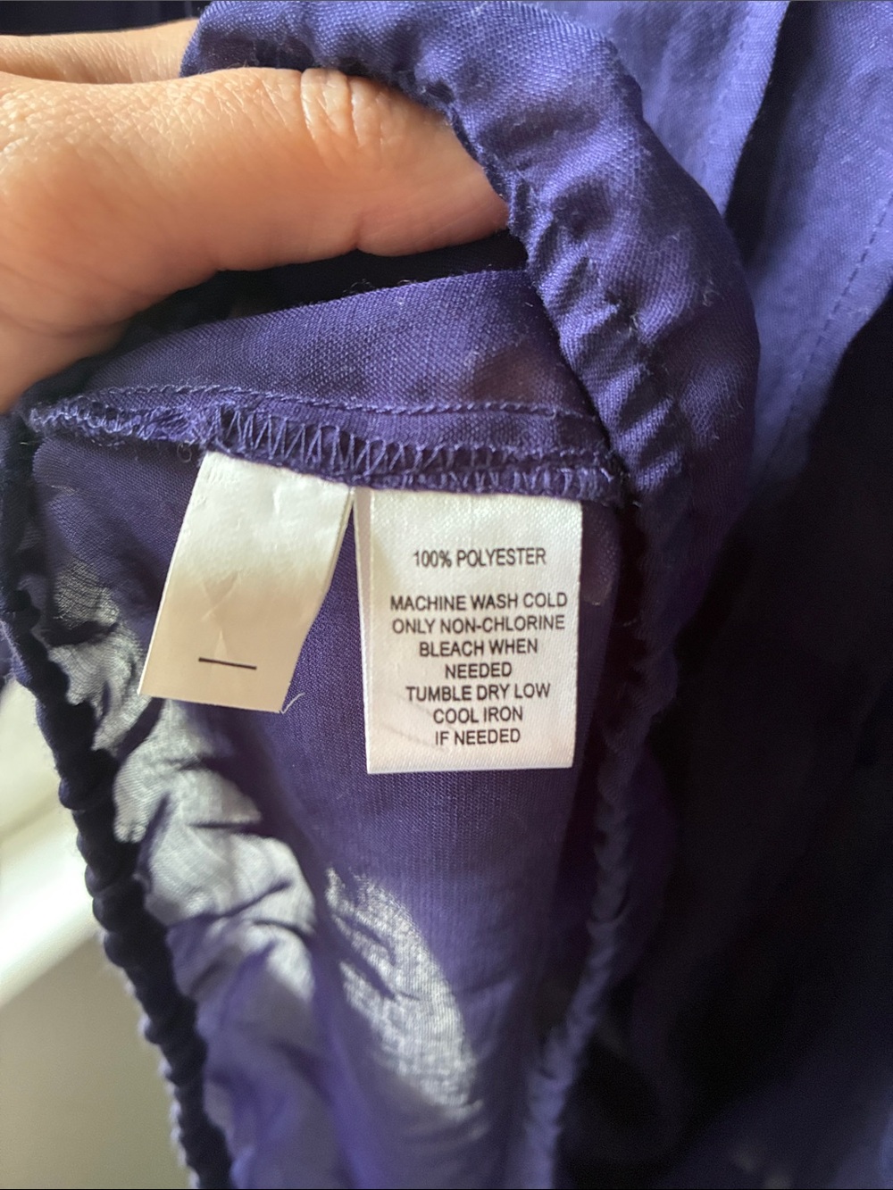 LOFT Deep Purple Ruffle-Neck Blouse - Picture 4 of 4